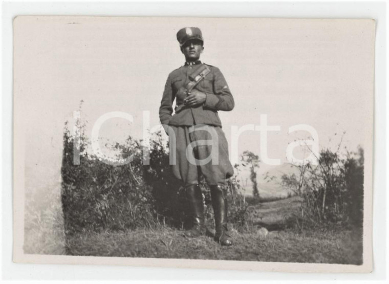 1930 LIVORNO - REGIO ESERCITO Ritratto di un ufficiale - Foto 8x6 cm
