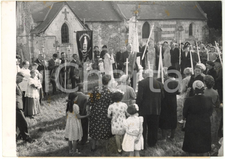 1953 TOCQUEVILLE FRANCE Fête de la Saint Gorgon - Cérémonie avec les "CHARITONS"