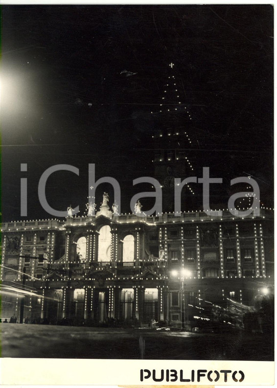 1953 ROMA Santa Maria Maggiore - Basilica illuminata per apertura ANNO MARIANO