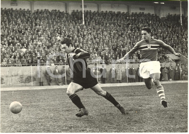 1953 GENOVA CALCIO - SAMPDORIA vs INTER - Benito LORENZI e Alberto FOMMEI *Foto