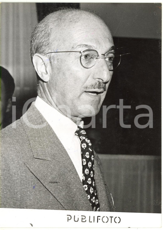 1956 NEW YORK James David ZELLERBACH ambasciatore USA in italia - Ritratto *Foto