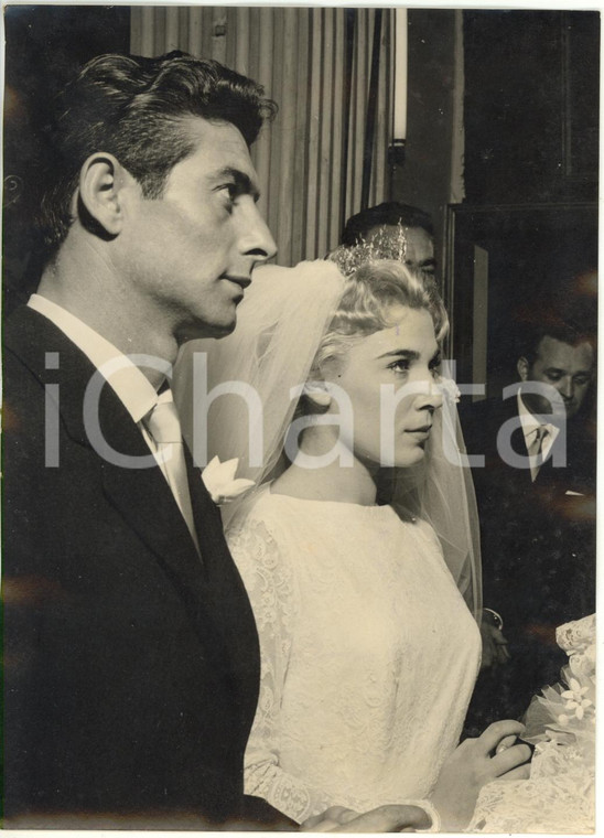 1958 MILANO Matrimonio Edy CAMPAGNOLI e Lorenzo BUFFON - Ritratto degli sposi