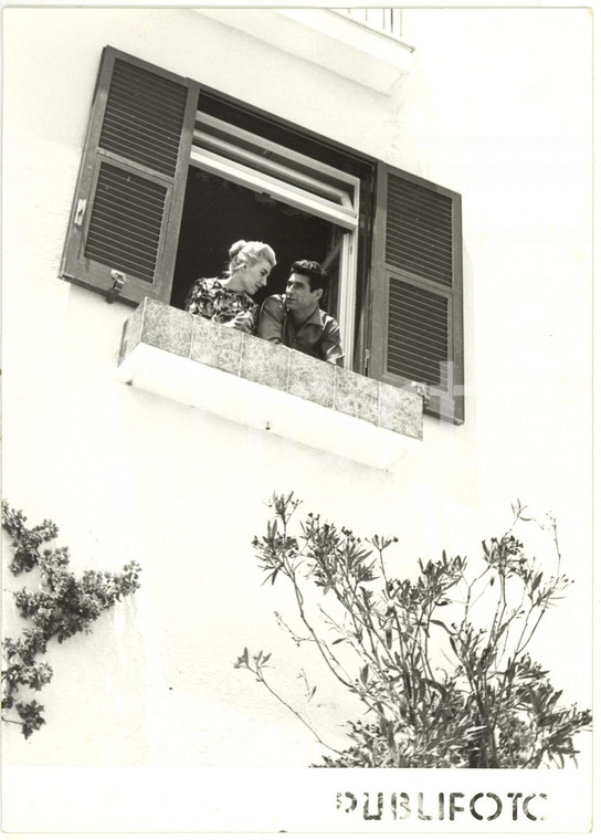 1958 ISCHIA (NA) - Edy CAMPAGNOLI e Lorenzo BUFFON in luna di miele *Foto 13x18
