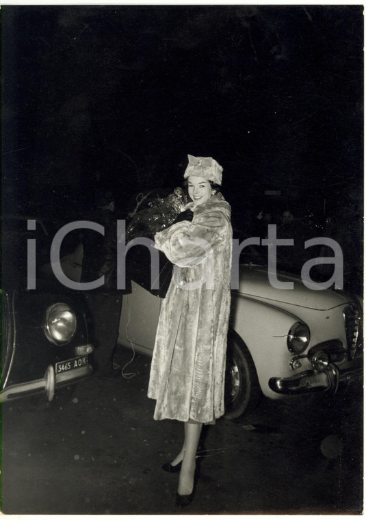 1960 ca SAINT VINCENT (AO) - Dawn ADDAMS al Gala di Capodanno - Ritratto *Foto