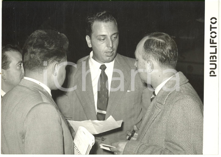 1954 ROMA Arrivo di Fortunato POPE ospite del Governo Italiano - Ritratto *Foto