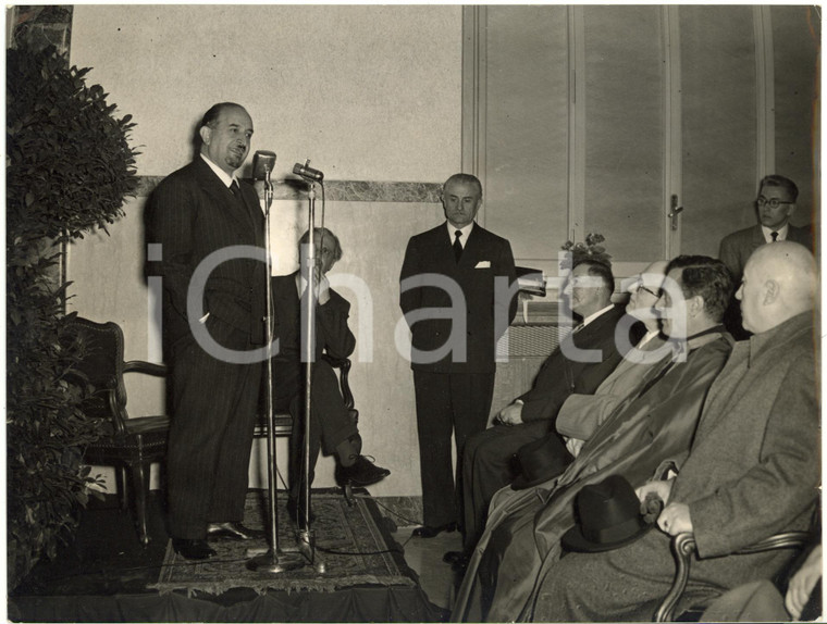 1954 TORINO Liceo Galileo Ferraris - Giuseppe ERMINI tiene discorso inaugurale