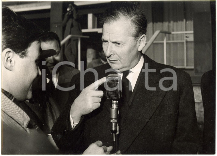 1956 ROMA CIAMPINO - Arrivo di Selwyn LLOYD - Ministro degli Esteri britannico 