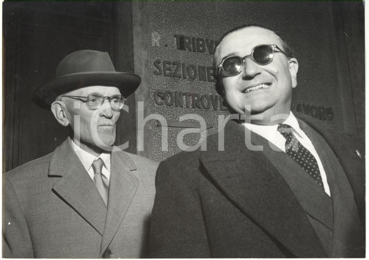 1953 MILANO Processo SERVELLO-PARRI - Generale Dino ZAMBON e avv. Marco DE MEIS