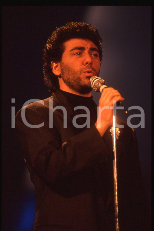  35mm vintage slide* 1989 FESTIVAL SANREMO Antonio MURRO al Teatro Ariston 3