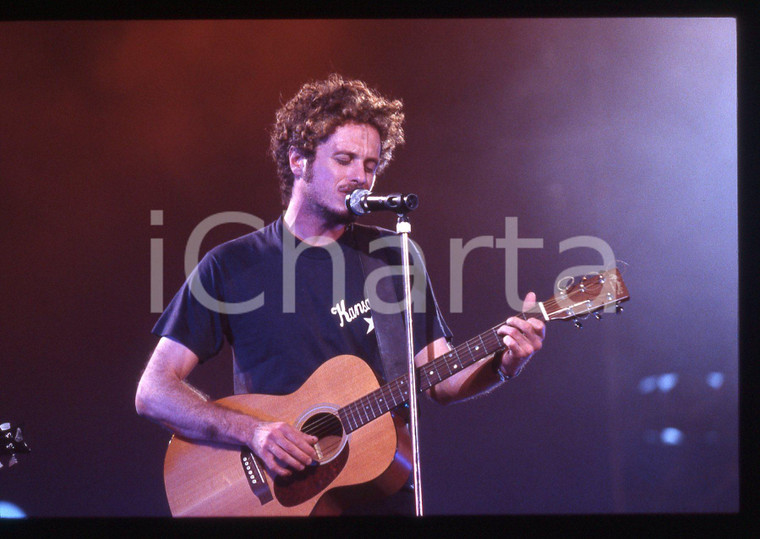  35mm vintage slide* 1997 ITALIA MUSICA Niccolò FABI durante un concerto (2)