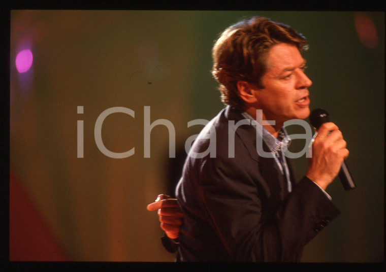 35mm vintage slide* 1989 BARI AZZURRO 89 Robert PALMER al Teatro Petruzzelli 6