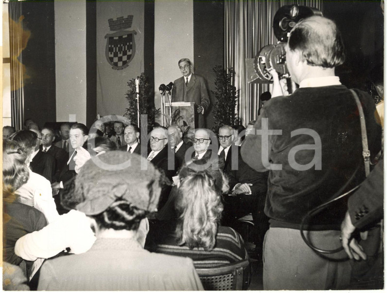 1953 BAD HOFFEN (GERMANY) James CONANT's speech for "Fulbright Exchange Program"