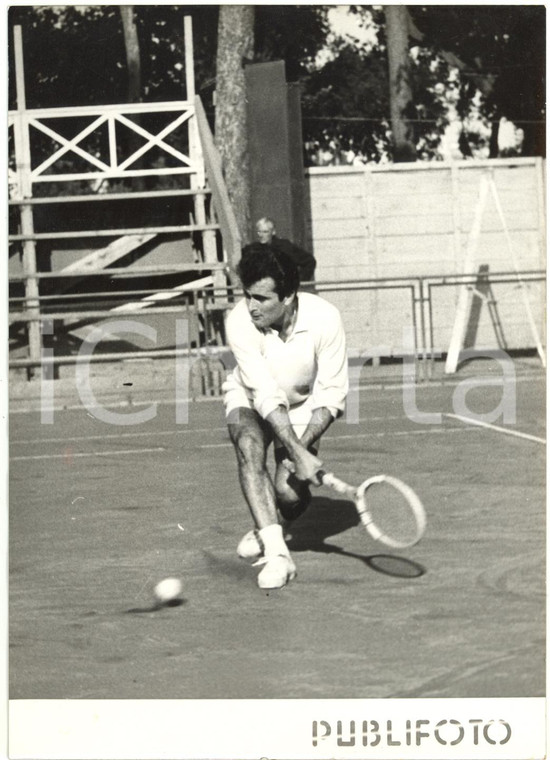 1957 TENNIS Coppa Città di NAPOLI - Giuseppe MERLO durante una partita *Foto