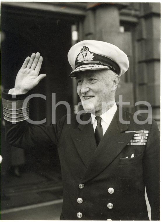 1959 LONDON Whitehall -  Admiral of the Fleet Charles LAMBE new First Sea Lord 