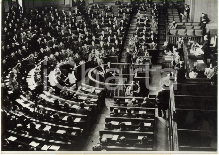 1957 WARSAW (POLAND) - Discorso di Bolesław DROBNER alla Camera dei deputati