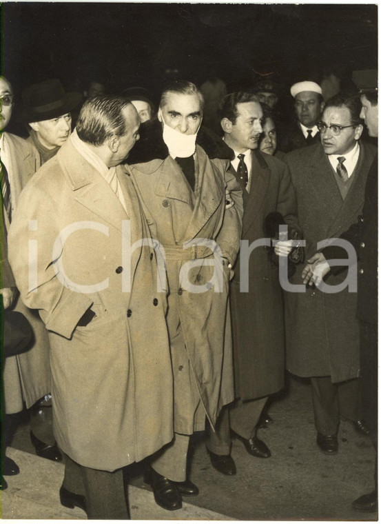 1957 ROMA Aeroporto CIAMPINO - Arrivo dello scrittore Curzio MALAPARTE - Foto