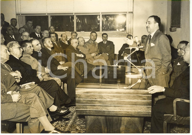 1959 ROMA Scuola Centrale Tributaria - Luigi PRETI inaugura anno accademico