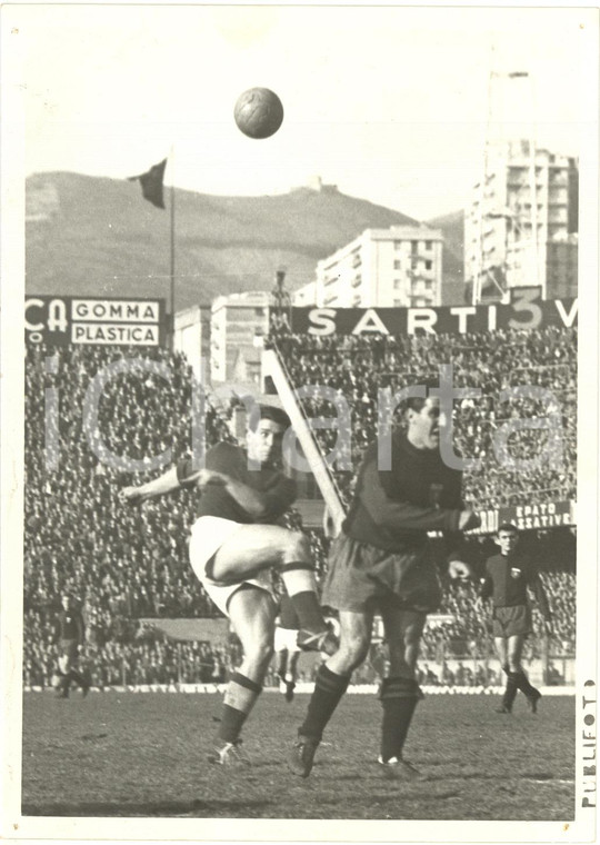 1960 GENOVA CALCIO - GENOA vs FIORENTINA - Guido GRATTON Mario PANTALEONI *Foto