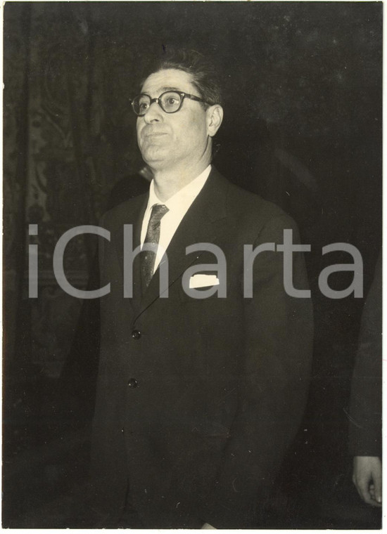 1959 ROMA QUIRINALE Crisi ministeriale - Enea FRANZA durante le consultazioni