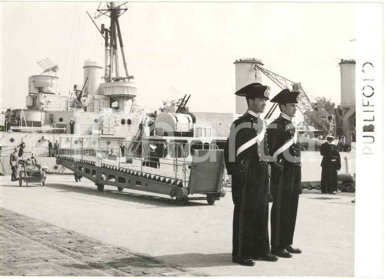 1954 NAPOLI - Arrivo flotta navale inglese al comando di Louis MOUNTBATTEN *Foto