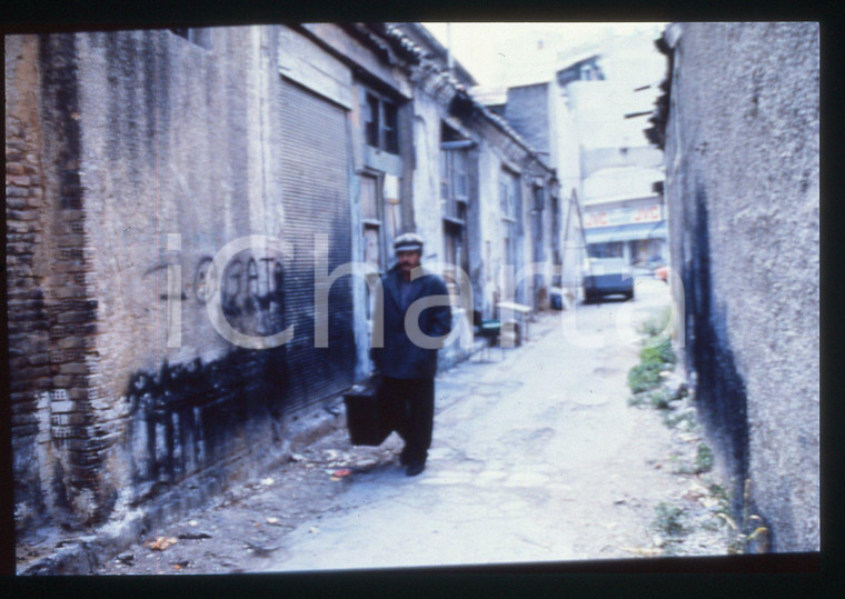 35mm vintage slide*1986 O MELISSOKOMOS Marcello MASTROIANNI Scena del film (3)