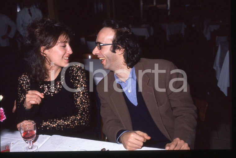 35mm vintage slide*1995 ca COSTUME - Roberto BENIGNI Nicoletta BRASCHI Ritratto