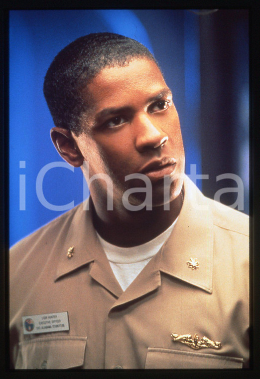 35mm vintage slide*1995 CRIMSON TIDE  Denzel WASHINGTON Ritratto dell'attore