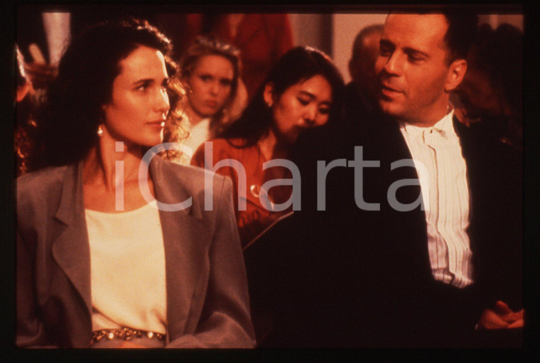 35mm vintage slide* 1991 HUDSON HAWK Bruce WILLIS Andie MACDOWELL Scena film 4