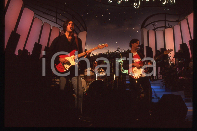 35mm vintage slide* 1994 SANREMO GIOVANI Saverio LANZA dei ROCKGALILEO Ariston 4