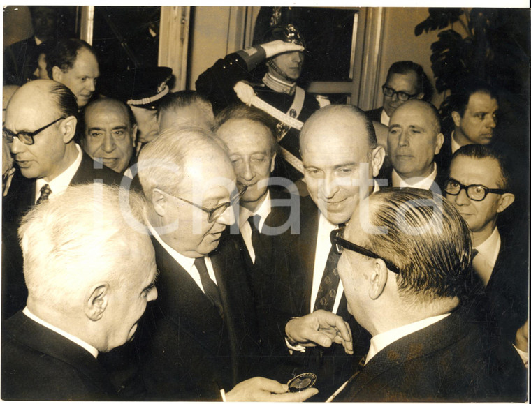 1967 MILANO Teatro alla Scala - Giuseppe SARAGAT al centenario di TOSCANINI Foto