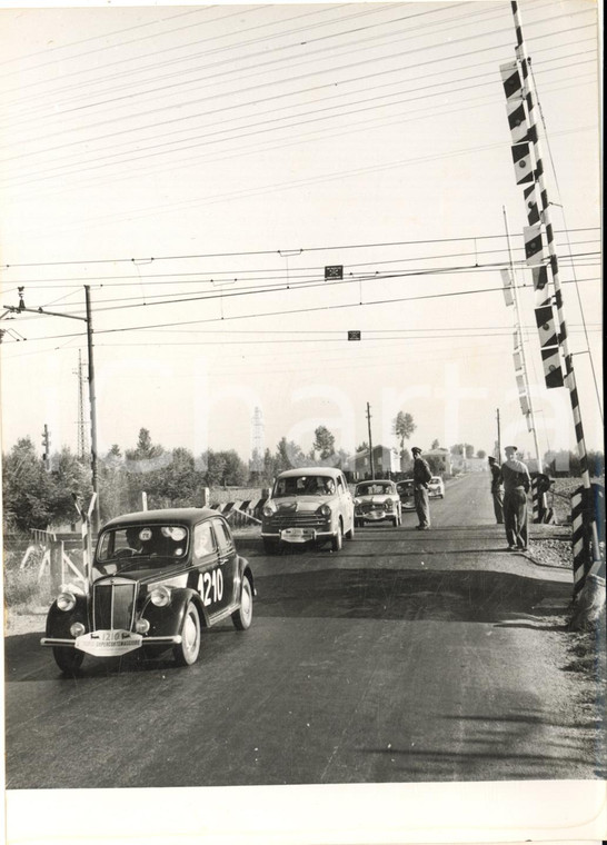 1956 Trofeo SUPERCORTEMAGGIORE - Auto in viaggio per Sanremo *Foto 13x18 cm