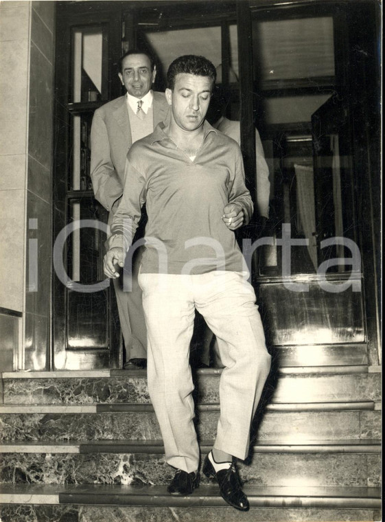 1957 CALCIO MILANO "Caso Padova-Legnano" - Alvaro ZIAN dopo l'interrogatorio
