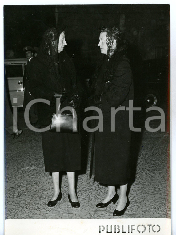 1958 NAPOLI Basilica SANTA CHIARA - I BORBONE al ritorno delle salme reali *Foto