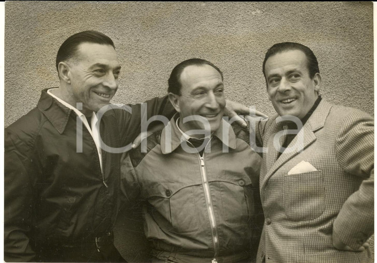 1953 MILANO MOTONAUTICA Ezio SELVA Mario VERGA Achille CASTOLDI *Foto 18x13