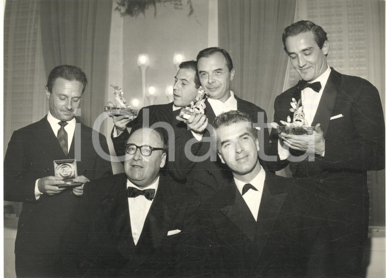 1957 SAINT-VINCENT Premi TEATRO - Vittorio GASSMAN Riccardo BACCHELLI *Foto
