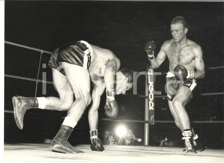 1963 BOXE MILANO Sandro MAZZINGHI campione mondiale contro Ralph DUPAS - Foto