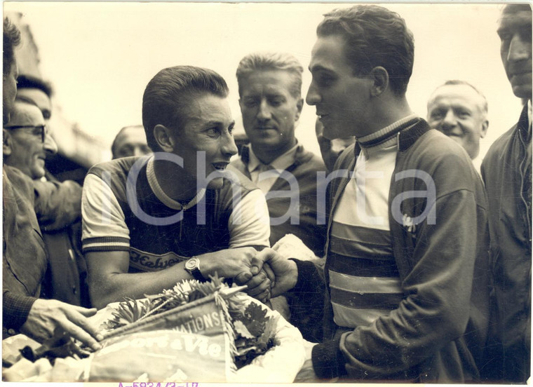 1961 CYCLISME FRANCE Jacques ANQUETIL remporte le Grand Prix des Nations *Photo
