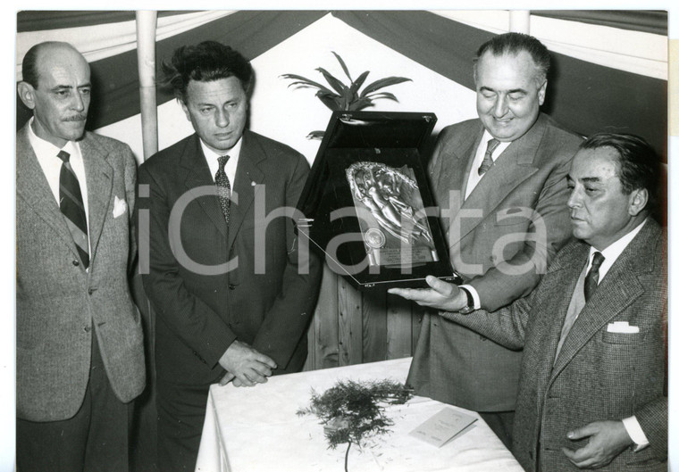 1957 MANDELLO DEL LARIO Premio COLOMBO Moto GUZZI Leone BOCCALI Gerardo BONELLI