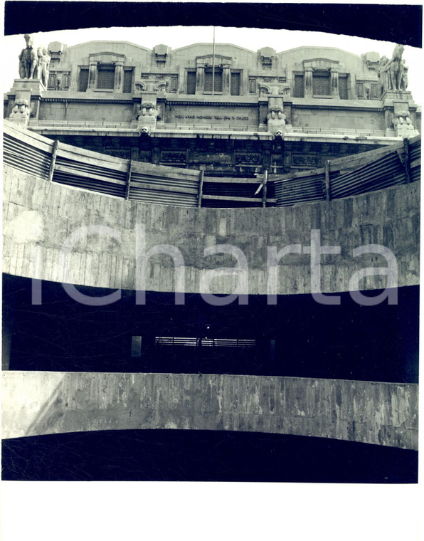 1969 MILANO Stazione Centrale - Cantiere metropolitana M2 *Foto ARTISTICA 18x24