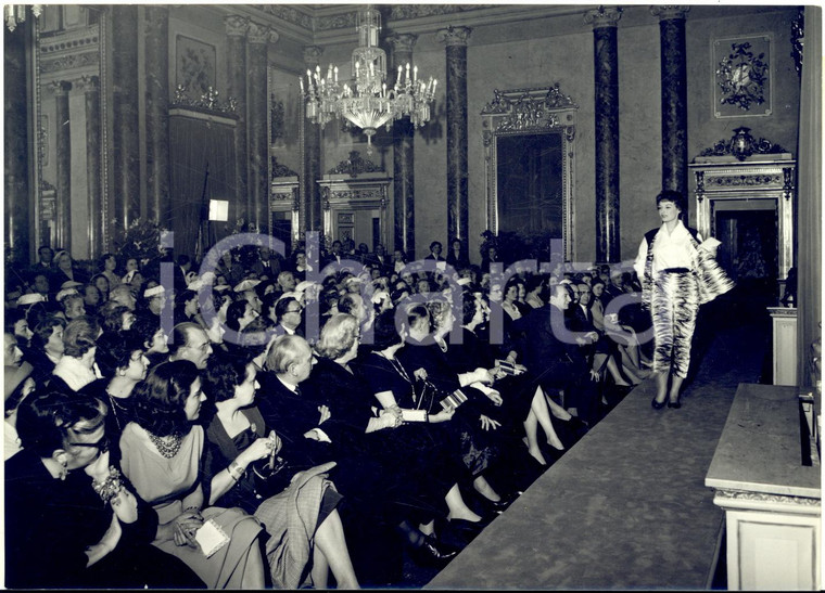 1958 MILANO Circolo della Stampa - Sfilata MODA ESTATE - Fotografia 18x13