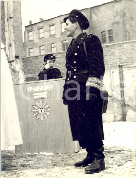 1954 BERLIN CONFERENCE - Policemen in the eastern city - Photo 15x20 cm