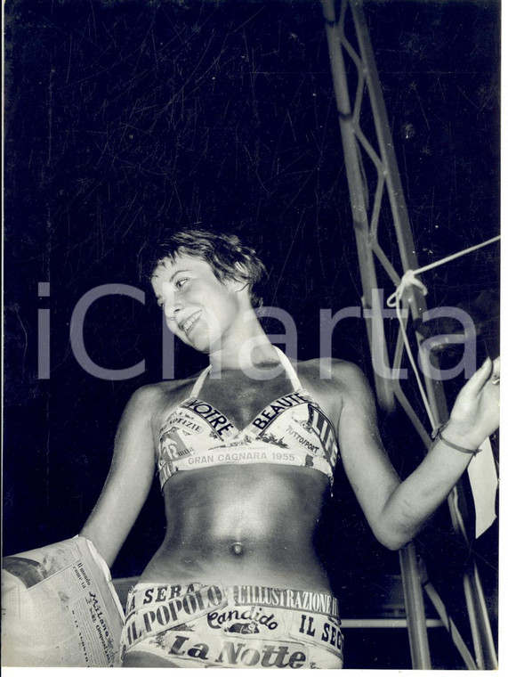 1955 ALASSIO Miss MURETTO - Marinella CARZOLIO Miss Passerella *Foto 13x18 cm