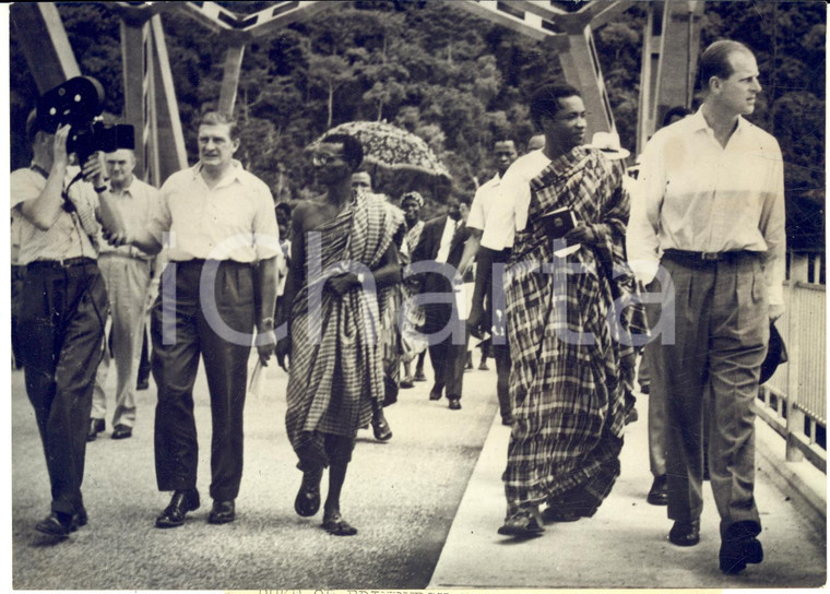 1959 ADOMI BRIDGE (GHANA) Duke Philip of Edinburgh during his visit *Photo