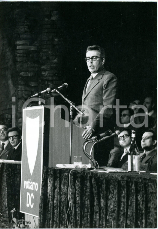 1972 MILANO TEATRO LIRICO Campagna elettorale D.C. - Discorso di Arnaldo FORLANI