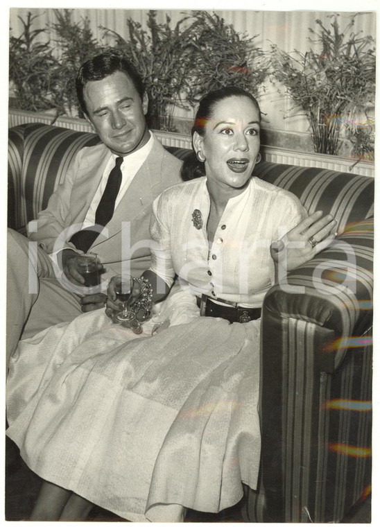 1953 ROMA Grand Hotel Excelsior - Patrice MUNSEL in conferenza stampa *Foto