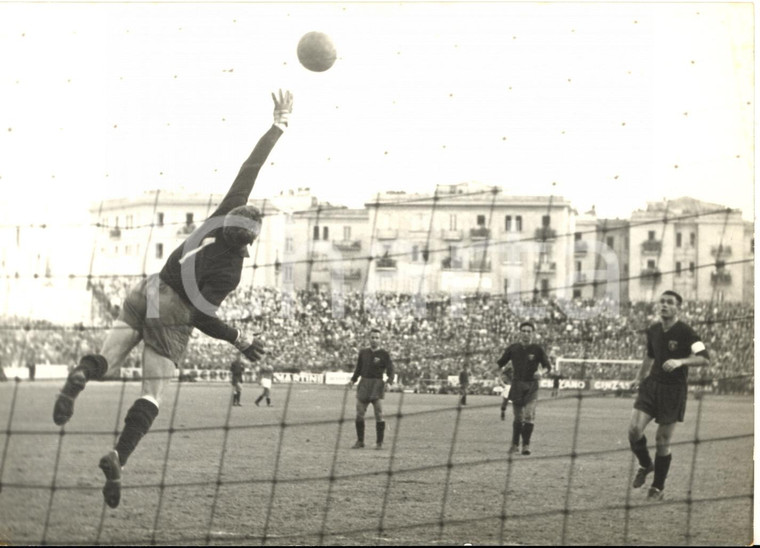 1959 CALCIO SERIE A NAPOLI-GENOA 0-1 Parata di Lorenzo PICCOLI - Foto 18x13 cm