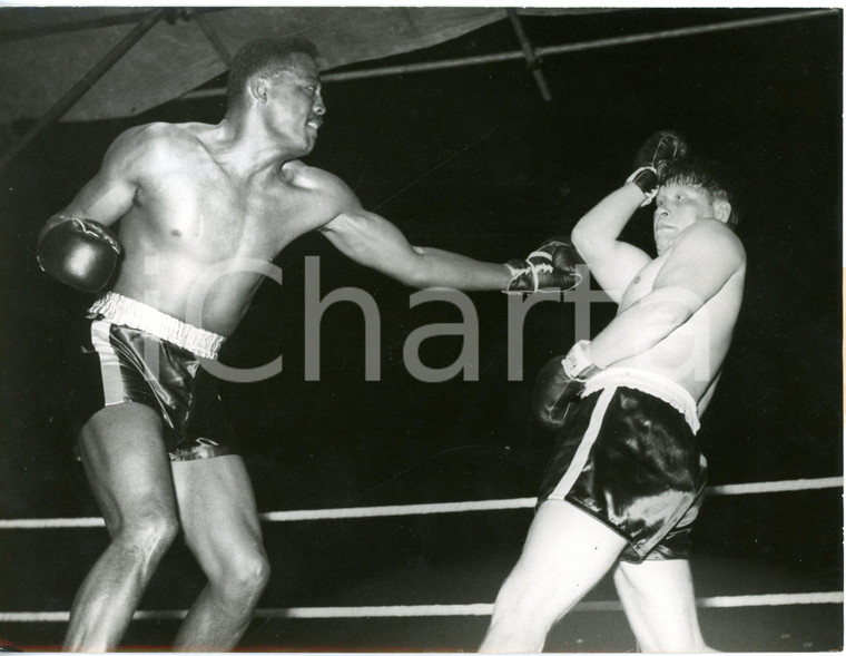 1953 MONACO Prinzregentenstadion - BOXE Heavyweight Al HOOSMAN vs Heinz NEUHAUS 