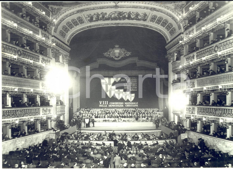 1962 NAPOLI Teatro San Carlo - VIII Congresso Nazionale Democrazia Cristiana