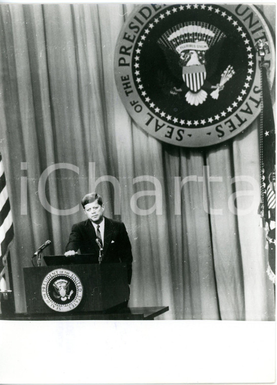 1962 WASHINGTON D.C. State Department Auditorium - John Fitzgerald KENNEDY *Foto