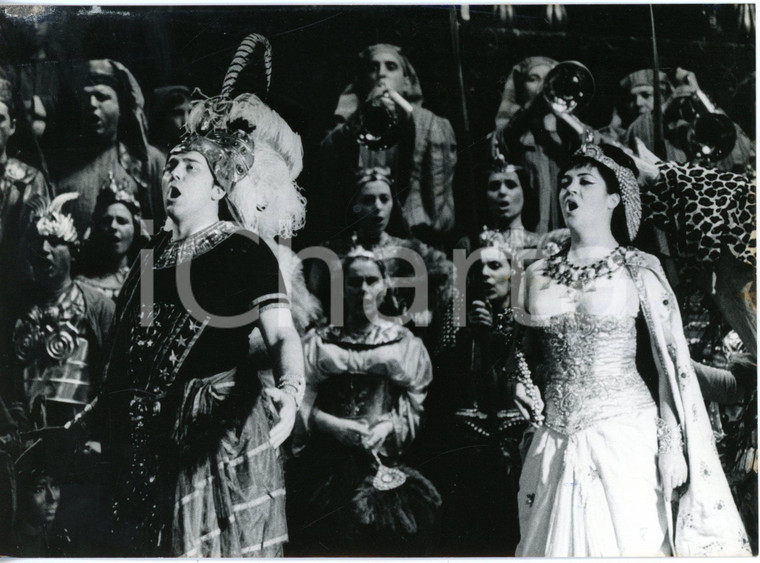1966 MILANO Teatro alla Scala "AIDA" - Gianfranco CECCHELE e Fiorenza COSSOTTO